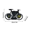 thumbnail image 3 of TIMIFIS Home Decor Home & Kitchen Retro European Bicycle Style Page Turning Clock Creative Desktop Clock Fashion Ornaments Decorative Clock Aesthetic Room DecorFall s, 3 of 5