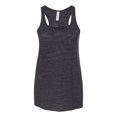thumbnail image 1 of Bella Ladies Flowy Racerback Tank, L, Charcoal Black Slub, 1 of 1