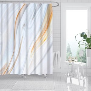 Aidoshy Various Patterns Douche Rideaux de douche Salle de bains Rideaux d'impression numérique Rideaux douche Rideaux en polyester Salle de bain