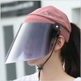 thumbnail image 2 of Visière de Chapeau de Soleil Confortable Anti-Ultraviolets pour Sécurité Visage pour Randonnée en Plein Air Golf Tennis, 2 of 8