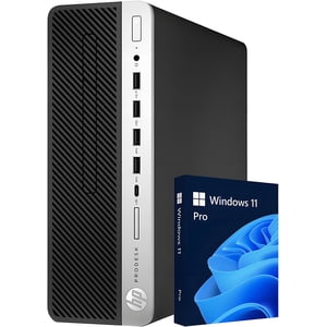 HP 600 G4 SFF Bureau PC Ordinateur Intel Core i5 3.20 GHz 8GB DDR4 RAM 180GB SSD | Windows 11 Pro WiFi Rénové