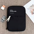 thumbnail image 2 of Sacoche pour Tablette Absorption des Chocs Fermeture Éclair Lisse Doublure Douce Anti-Chute Sangle Imprimé Cerise Anti-Poussière Sac de Rangement pour Tablette Imprimé Lettre Rectangulaire Accessoire d'Ordinateur, 2 of 5