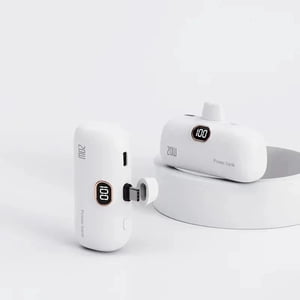 Compact Portable Charger Pocket Power Bank Stand Compatible Large Capacity Battery 30000mAh Power Bank