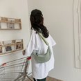 thumbnail image 4 of Sac Messager en Toile pour Femmes Mode Sac de Poitrine Décontracté pour Dames (Vert), 4 of 9