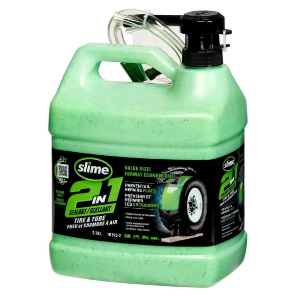 Scellant pour pneu et chambre à air 2-en-1 de Slime