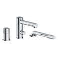thumbnail image 1 of akuaplus® Roman Bathtub Faucet CLAUDIA with Hand Shower in solid brass - 3 Pieces., 1 of 6