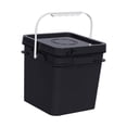 thumbnail image 2 of GUOOL Seau Carré avec Poignée et Couvercle Seau de Rangement pour Aliments Secs Peinture Eau 16 L, 2 of 9