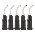 thumbnail image 3 of Dispensing Needle 100pcs Disposable  Pre Bent Irrigation Needle Tips  Dispensing Needle Tip Replacement Accessory Black 20G, 3 of 8