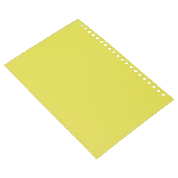 Sheet Protector Paper Cover Paper Protector Binding Presentation Cover Binding Cover 50Pcs Sheet Protector Paper Binding Cover Matte A5 20 Holes PP Plastic For Presentation