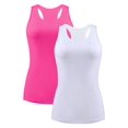 thumbnail image 1 of Charmo Women's Camisole Stretch Cotton Racerback Tank Top Shelf Bra Undershirt Cami, 1 of 5