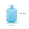 thumbnail image 2 of Dvkptbk Hot Water Bottle 2L Ribbed Hot Water Bottle, Water Injection Hot Water Bottle Home & Garden, 2 of 2