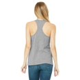 thumbnail image 2 of Bella Canvas 6008 Women`s Jersey Racerback Tank, M, Athletic Heather, 2 of 3