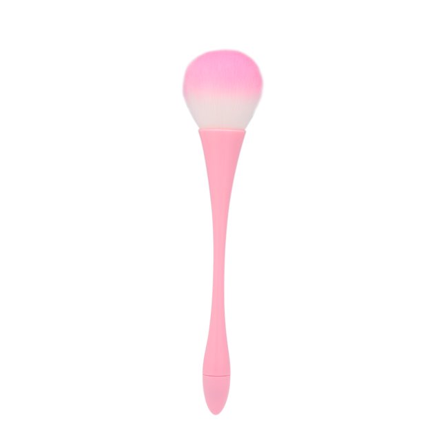 Aluminum Handle Nail Soft Dust Cleaner Cleaning Brush Acrylic