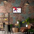 thumbnail image 3 of Frameworth Nick Suzuki 20x29 Toile Encadré Canadiens Rouge, 3 of 4
