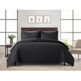 thumbnail image 1 of Mainstays All in One Lightweight Quilt Set and Sheet Set -7 Piece, Queen, Black, 1 of 14
