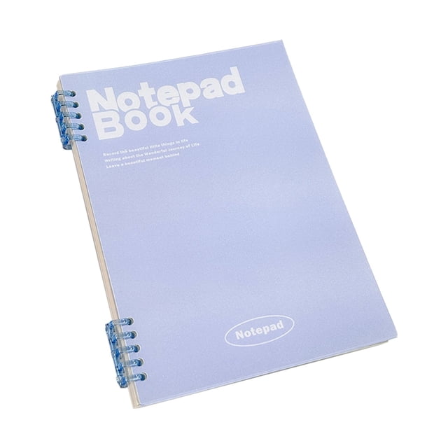 Clearance! beishanbush Notebooks for School Notebook Refillable Notebook and Filler Paper Notebooks College Ruled with Dividers Transparent Covers for Home School One Size Blue