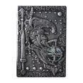 thumbnail image 1 of Clearance! Delayuji Notebooks for School European General Retro Notebook Business Handbook Pu Notepad Providing A Good Experience for Your Daily Use. One Size Multi-Color, 1 of 9
