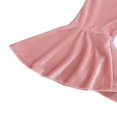 thumbnail image 4 of Baby Girl Kids Bell Bottom Flare Pants Velvet Ruffle Leggings, 4 of 5