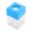 Blue, variant on Clear Paper Clip Dispenser Storage for Thumbtack Metal Pin Holder - Efficient Organization for and Craft Supplies