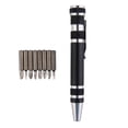 thumbnail image 1 of Catégorie de Produit Tournevis Titre de Produit Tournevis de Précision Style Stylo Mini Torx Tournevis à Fente -Outil 8 en 1 end start# s#Ensemble de Tournevis de Précision Style Stylo Compact Combine Torx et, 1 of 1