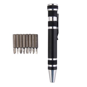 Precision Screwdriver Pen Style Torx Slotted Screw Driver -Tool 8 in 1 Laptop Screwdriver Set T5 Screwdriver Bit Screwdriver Set Electrical Screwdriver Insulating Rotational Screwdriver Screwdriver P5