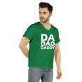 thumbnail image 2 of Inkmeso Mens Tshirt Da Dad Daddy€ Graphic Tshirt For Dad Gift Tee Shirt For First Time Daddy, 2 of 6