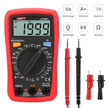 Digital Multimeter, DT-832 Handheld Pocket Digital Multimeter, DC AC ...