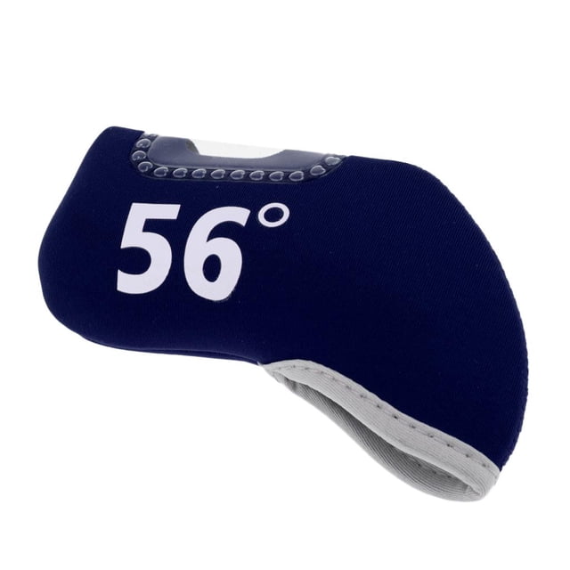 Professional Golf Club Headgear Sock with Iron - 56 Degree Navy Blue