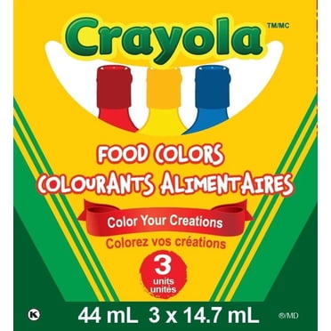 Crayola Food Colors, Color Your Creations, 3PK