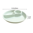 thumbnail image 3 of Aodebiao Portion Control Plate for Balanced Eating, Unbreakable Divided Plates,3 Compartment Plates, Reusable Plastic Plates, BPA Free for Adults, 3 of 7