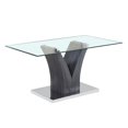 thumbnail image 1 of K-Living Lorie Glass Top Dining Table, 1 of 4