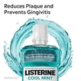 thumbnail image 4 of Listerine Cool Mint Antiseptic Mouthwash, Essential Oils Menthol, Thymol, Eucalpytol - Plaque, Bad Breath, Gingivitis 1 Litre, 4 of 9