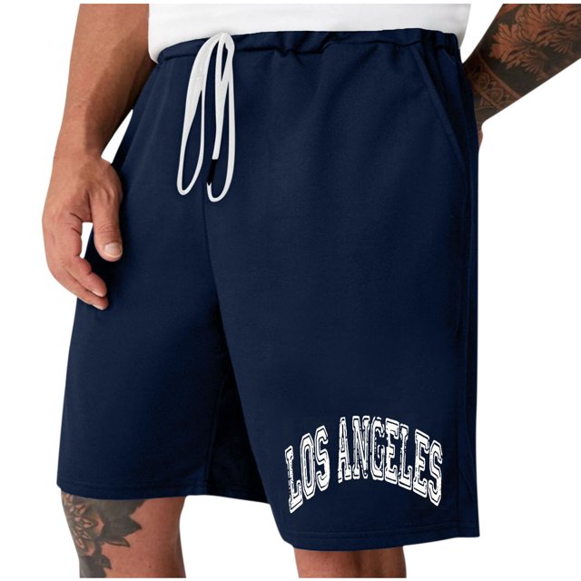 Diufon Men's Athletic Shorts Drawstring Waisted Outdoor Sport Shorts Spring Summer Hiking Shorts with Pockets