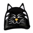 thumbnail image 2 of koolsoo Golf Club Head Covers Mallet Putter Cat Pattern Accessories Putter Cue Headcover Semicircle Black, 2 of 9