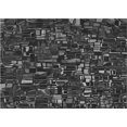 thumbnail image 1 of Ahgly Tapis Rectangulaire Lavable en Machine Intérieur Transitionnel Gris Minuit, 2 Pieds x 4 Pieds, 1 of 7