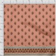 thumbnail image 1 of Soimoi Rayon Fabric Stripe,Leaves & Floral Panel Print Sewing Fabric Yard 56 Inch Wide, 1 of 2