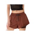 thumbnail image 1 of Sylvamorning Ladies Double Layer Shorts Summer Outdoor Sports Short Trousers, 1 of 9