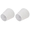 thumbnail image 2 of Lampshade, Table Lamp Cover 2PCS Lightweight  For E14 Bulb For Candlestick Lamp For Libraries For Living Room For Office For Home PT09 Linen,PT13 Beige White Edge, 2 of 8