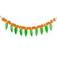 thumbnail image 1 of Traditional Marigold Fluffy Flowers Garlands Toran for Door Hanging Home Decoration for Main Door - Ideal for Traditional, Inauguration Parties, Festivals, Diwali(Pattern 01), 1 of 3