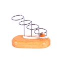 thumbnail image 2 of Classic Brain Teaser Metal Wooden Stand String Rope Puzzle Game Educational Toy Children Birthday Gift Toys, 2 of 6