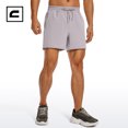 thumbnail image 2 of Men's Linerless Workout Shorts - 5'' Lightweight Quick Dry Running Sports Athletic Gym Shorts with Pockets Melanite02 Small, 2 of 6