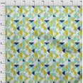 thumbnail image 3 of oneOone Cotton Silk Fabric Parallelogram & Triangle Geometric Print Fabric BTY 42 Inch Wide, 3 of 4