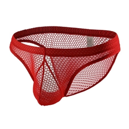 FhsagQ Lingerie for Women 2 Piece Set Men's Underwear Boxer Briefs Mesh Breathable Underpants Lingerie Sets for Women Crotchless Garter Lingerie for Women Outfits Crotchless Red L