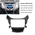 thumbnail image 3 of 9 Inch Car Radio Stereo Fascia GPS Navigation Panel Frame for Elantra 2011–2014 Black ABS Material, 3 of 7
