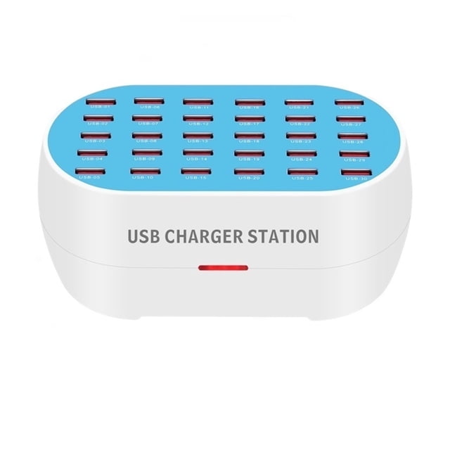 Universal 160W Multi USB Charger 30 Ports USB Fast Charging Station ,Easy to Use