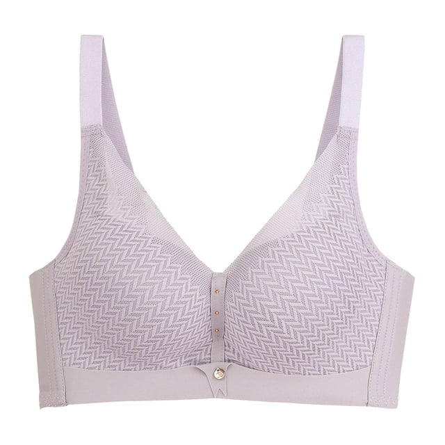 XZNGL Fashion Comfortable Womans Lace Beauty Back Solid Strap Wrap Plus Size Bra
