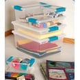 thumbnail image 3 of Sterilite Small Clip Box Clear Storage Tote Container w/ Latching Lid, 6 Ct, 3 of 4