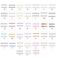 thumbnail image 2 of mmirethe Rhinestones Flat-Bottom Multi-faceted Sides DIY Handcraft Excellent Gloss Manicure Crystal Different Styles Mobile Phone Light Blue, 2 of 6