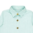 thumbnail image 5 of LSLJS Longues Chemises à Manches pour Garçons Tout-Petits Enfants Bébé Chemise Décontractée à Boutons Haut Col Rabattu Chemise Habillée Cadeaux pour Enfants, 5 of 5