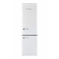 thumbnail image 1 of Classic Retro 9 cu. ft. Electric Bottom Freezer Refrigerator with Wine Rack in Marshmallow White, 1 of 1